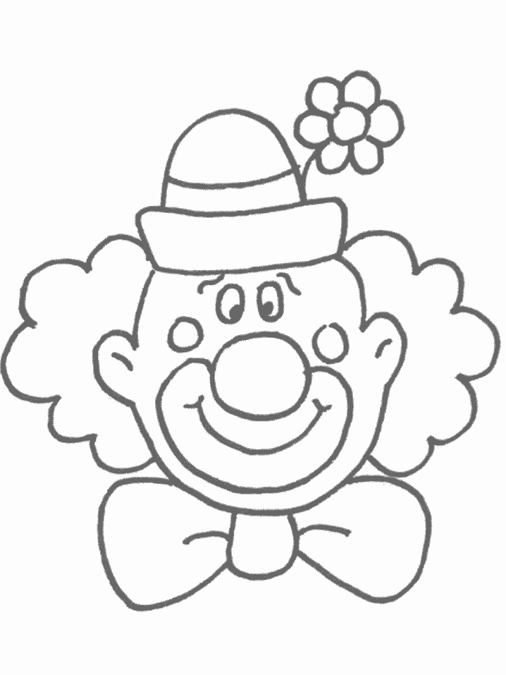 Free printable Clown coloring page #90890 from Careers and Professions collection