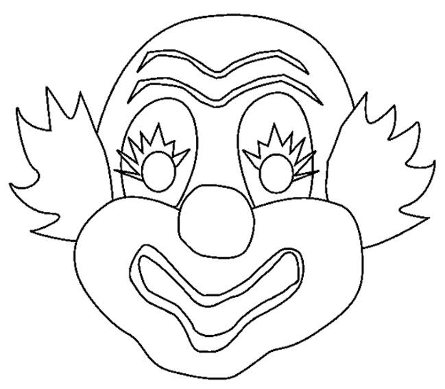 Free printable Clown coloring page #90944 from Careers and Professions collection
