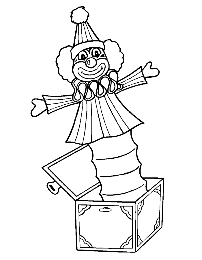 Free printable Clown coloring page #90987 from Careers and Professions collection