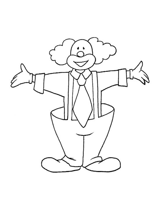 Free printable Clown coloring page #91048 from Careers and Professions collection