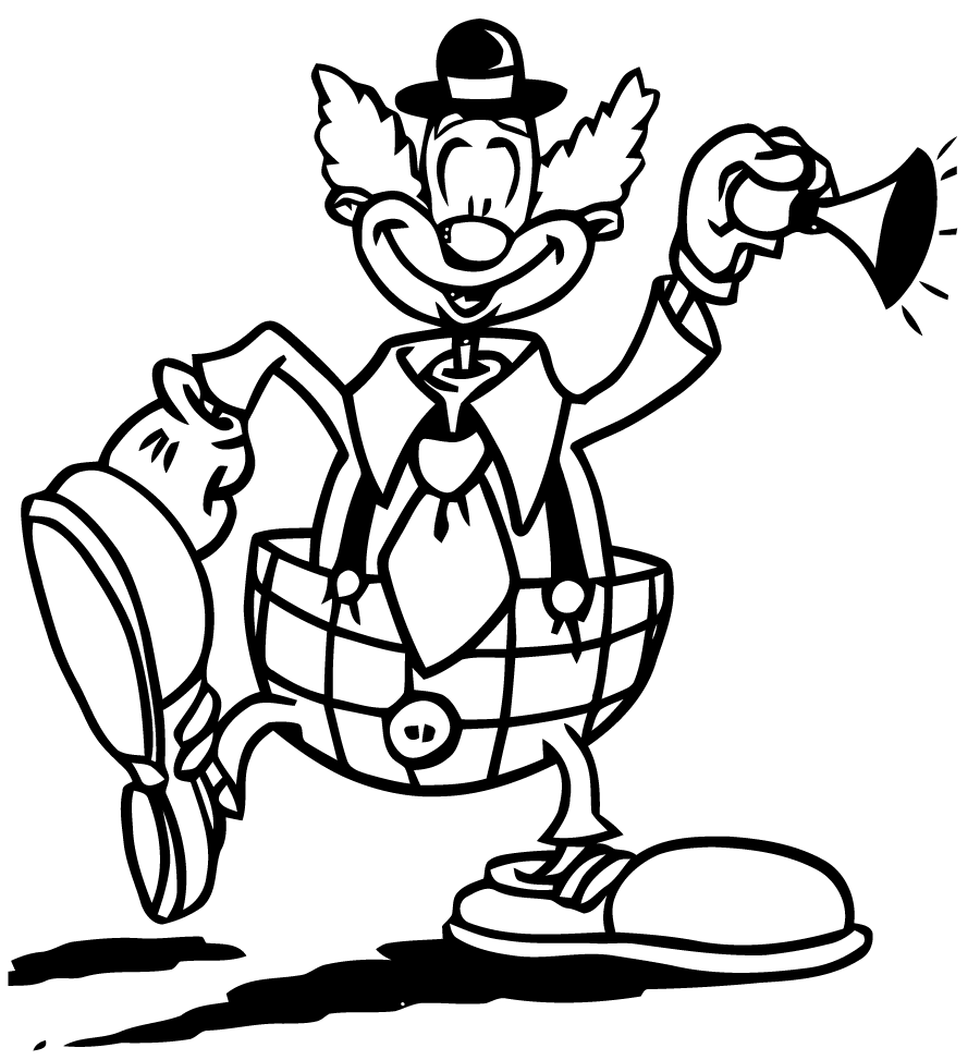 Free printable Clown coloring page #91060 from Careers and Professions collection Free printable Clown coloring page #91060 from Careers and Professions collection
