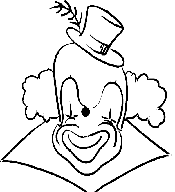 Free printable Clown coloring page #91134 from Careers and Professions collection