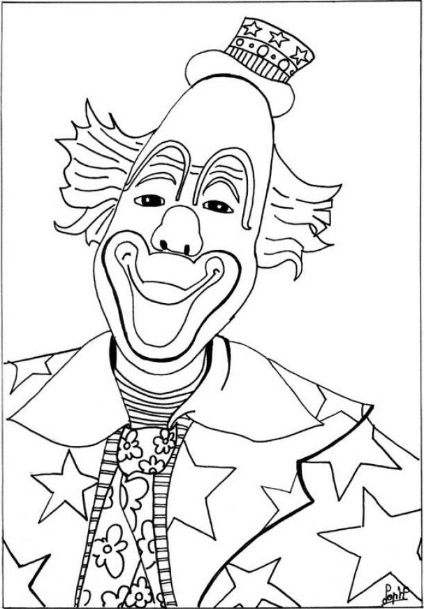 Free printable Clown coloring page #91178 from Careers and Professions collection Free printable Clown coloring page #91178 from Careers and Professions collection