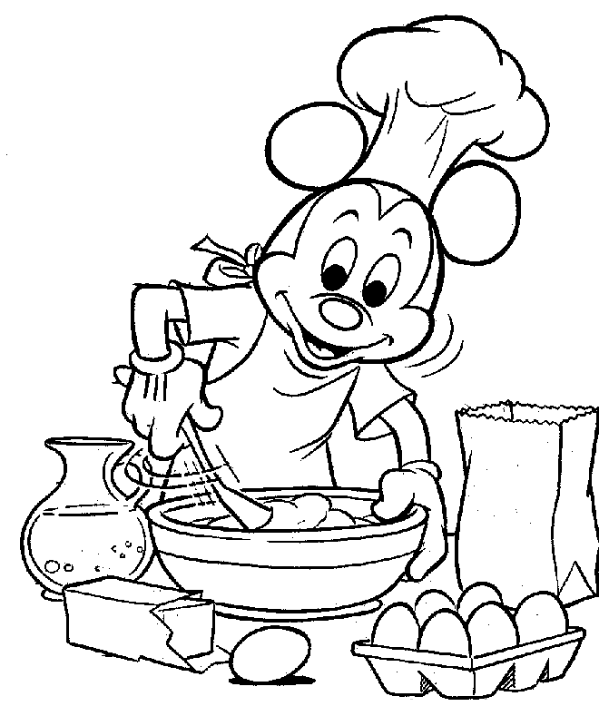 Free printable Cook coloring page #91774 from Careers and Professions collection