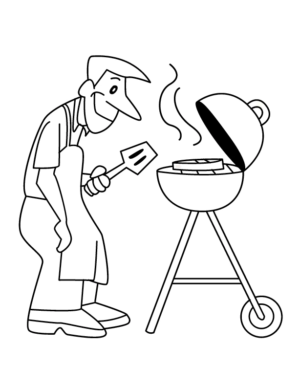 Free printable Cook coloring page #91850 from Careers and Professions collection