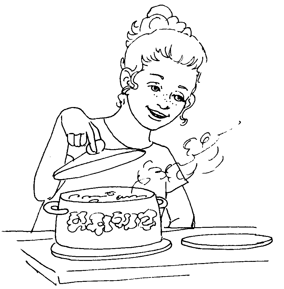 Free printable Cook coloring page #91996 from Careers and Professions collection