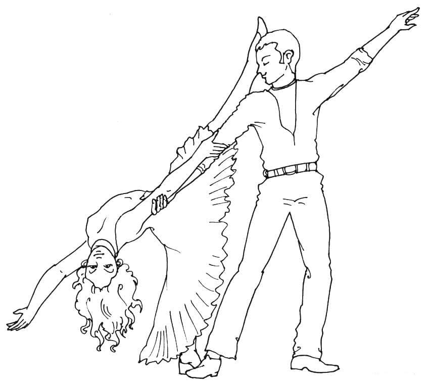 Free printable Dancer coloring page #179166 from Careers and Professions collection