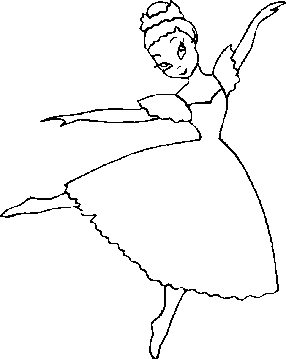 Free printable Dancer coloring page #92110 from Careers and Professions collection