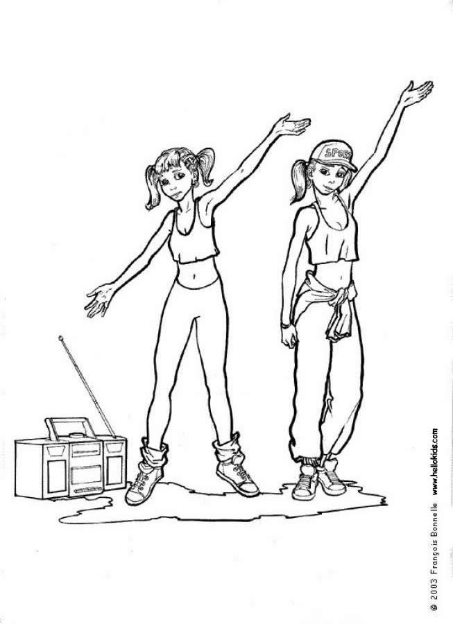 Free printable Dancer coloring page #92118 from Careers and Professions collection