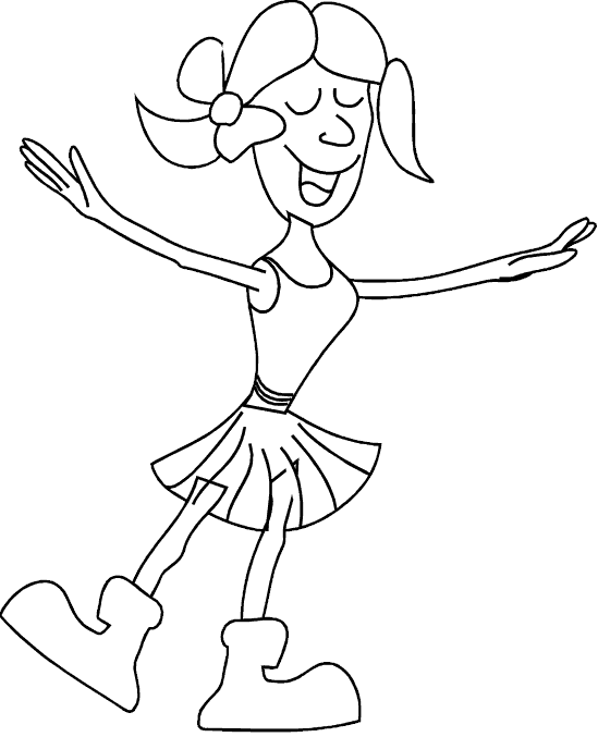 Free printable Dancer coloring page #92146 from Careers and Professions collection