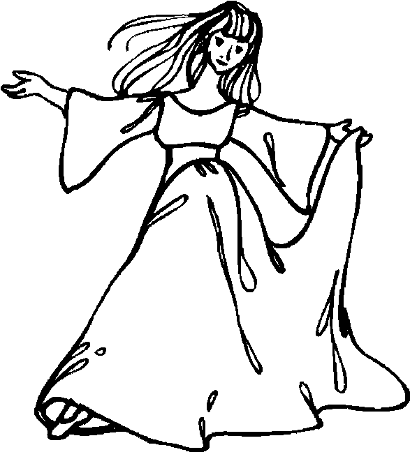 Free printable Dancer coloring page #92172 from Careers and Professions collection