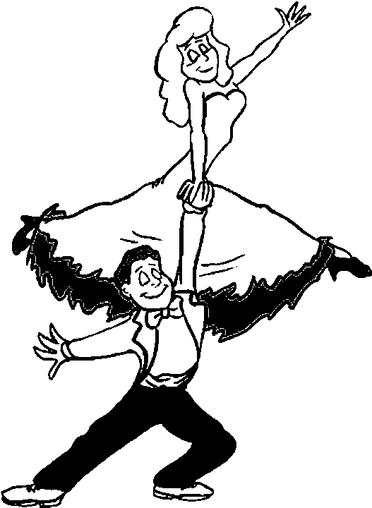Coloring page: Dancer (Careers and Professions) #92174 - Free Printable Coloring Pages