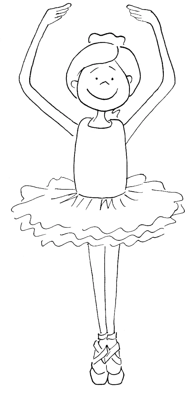 Coloring page: Dancer (Careers and Professions) #92183 - Free Printable Coloring Pages