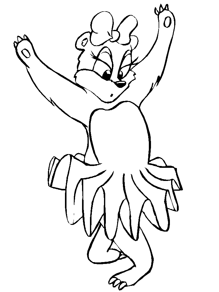 Free printable Dancer coloring page #92199 from Careers and Professions collection