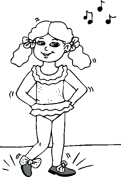 Free printable Dancer coloring page #92210 from Careers and Professions collection