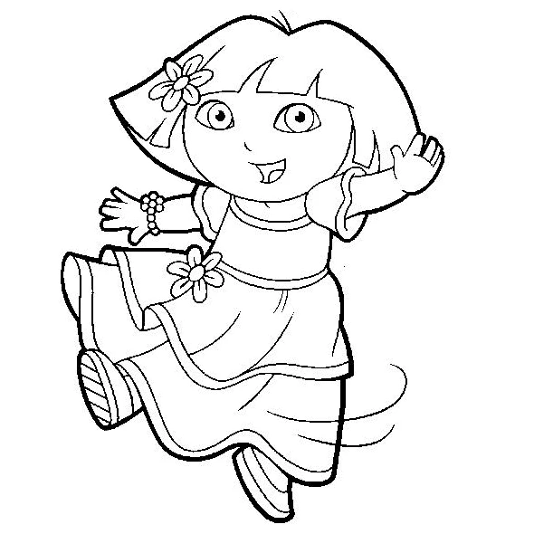Free printable Dancer coloring page #92358 from Careers and Professions collection