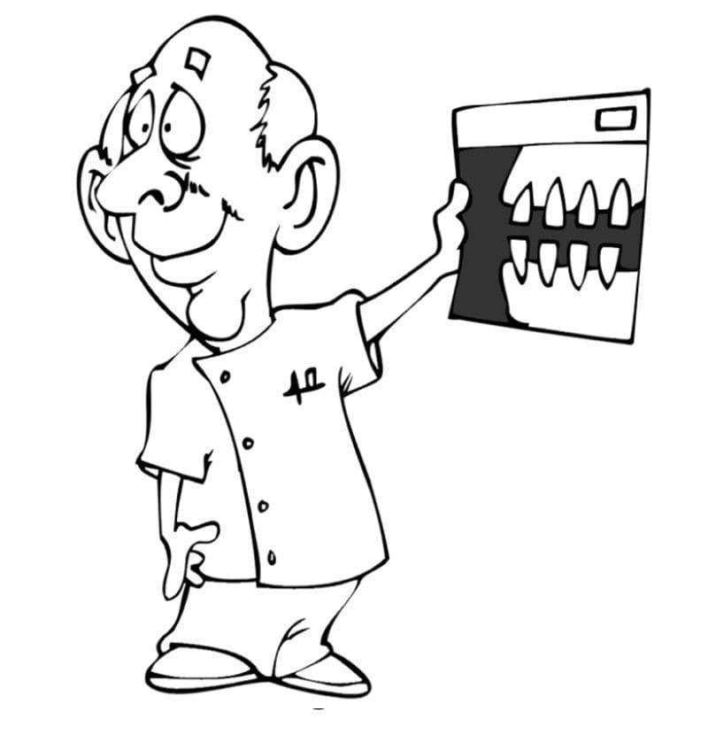 Free printable Dentist coloring page #200037 from Careers and Professions collection Free printable Dentist coloring page #200037 from Careers and Professions collection