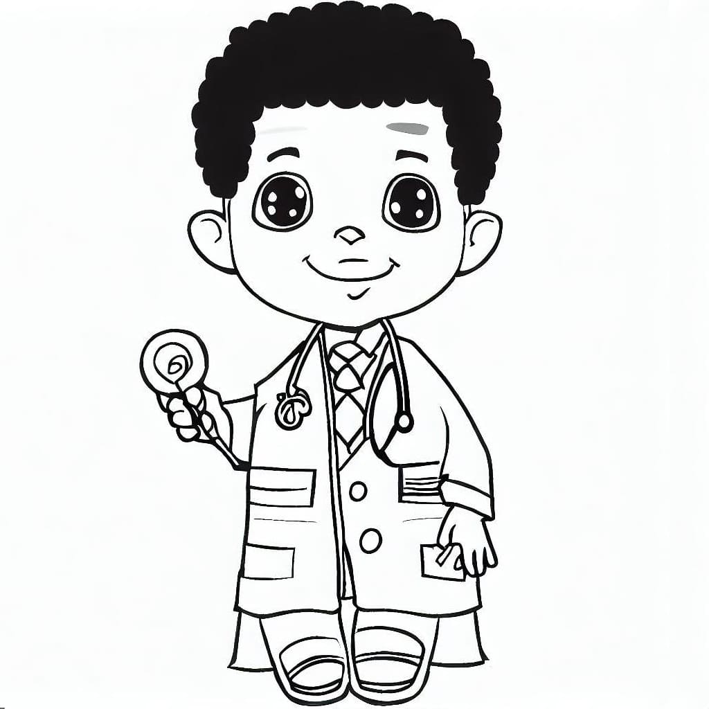 Free printable Doctor coloring page #187850 from Careers and Professions collection Free printable Doctor coloring page #187850 from Careers and Professions collection