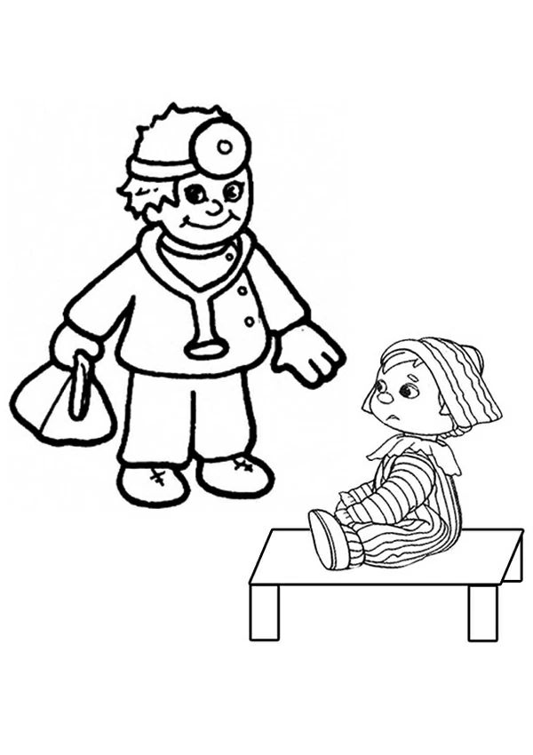 Free printable Doctor coloring page #93547 from Careers and Professions collection