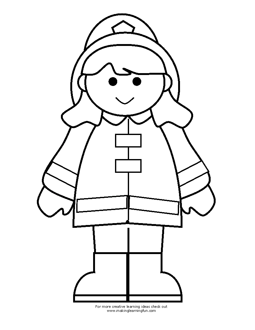 Free printable Firefighter coloring page #105533 from Careers and Professions collection