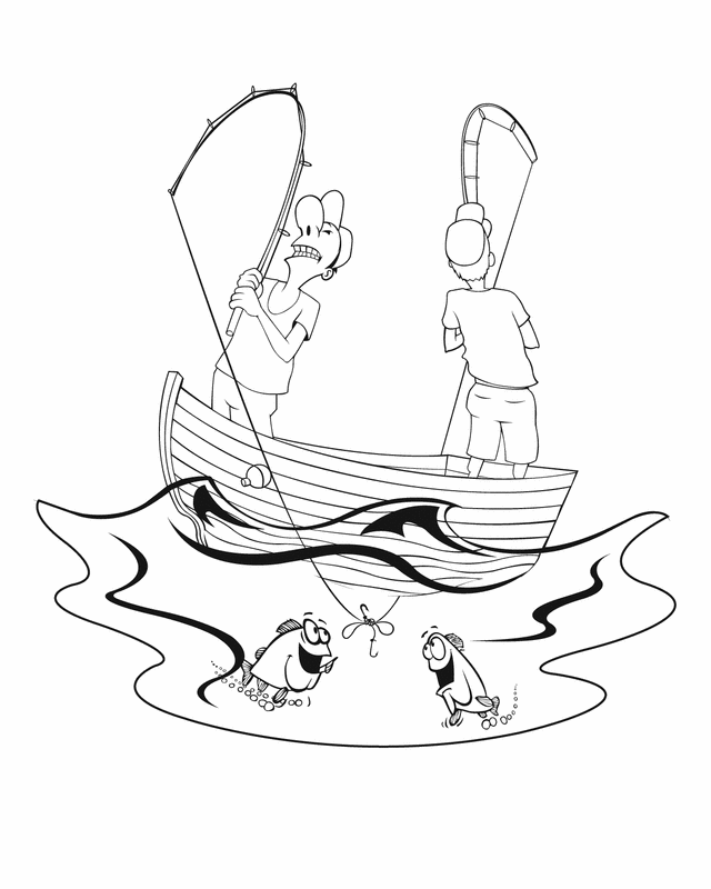 Coloring page: Fisherman (Careers and Professions) #103976 - Free Printable Coloring Pages
