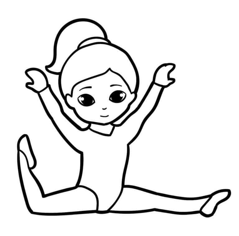 Free printable Gymnastic coloring page #192308 from Careers and Professions collection