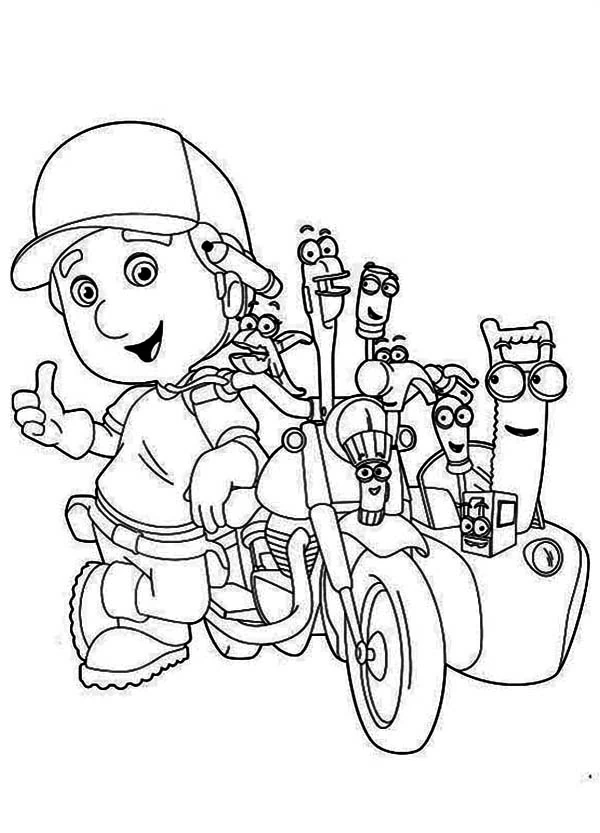 Free printable Handyman coloring page #90303 from Careers and Professions collection Free printable Handyman coloring page #90303 from Careers and Professions collection