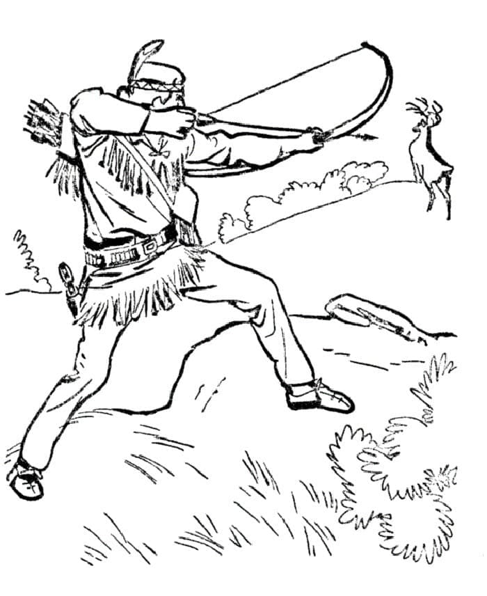 Free printable Hunter coloring page #218050 from Careers and Professions collection