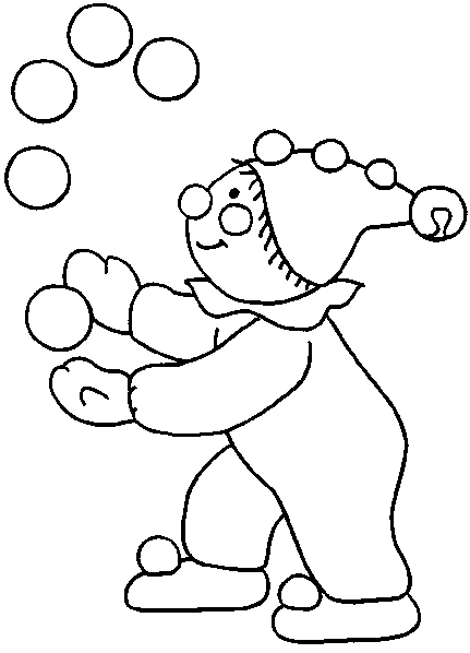 Coloring page: Juggler (Careers and Professions) #99218 - Free Printable Coloring Pages