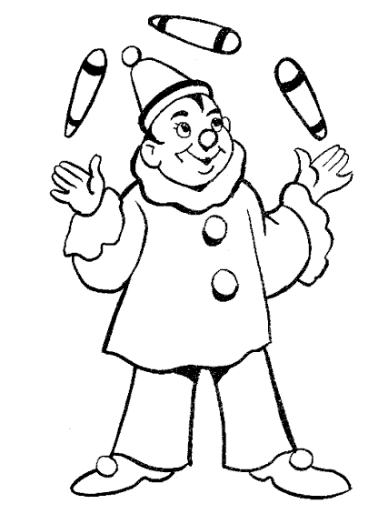 Free printable Juggler coloring page #99230 from Careers and Professions collection