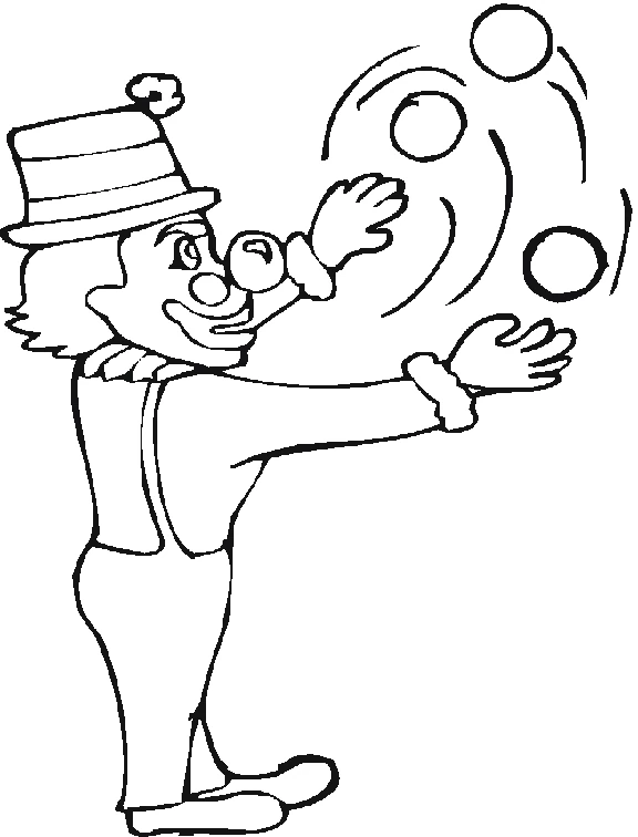 Coloring page: Juggler (Careers and Professions) #99231 - Free Printable Coloring Pages