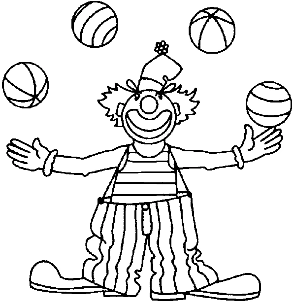 Coloring page: Juggler (Careers and Professions) #99237 - Free Printable Coloring Pages