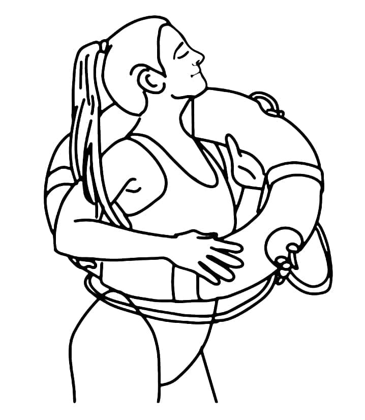Coloring page: Lifeguard (Careers and Professions) #205623 - Free Printable Coloring Pages