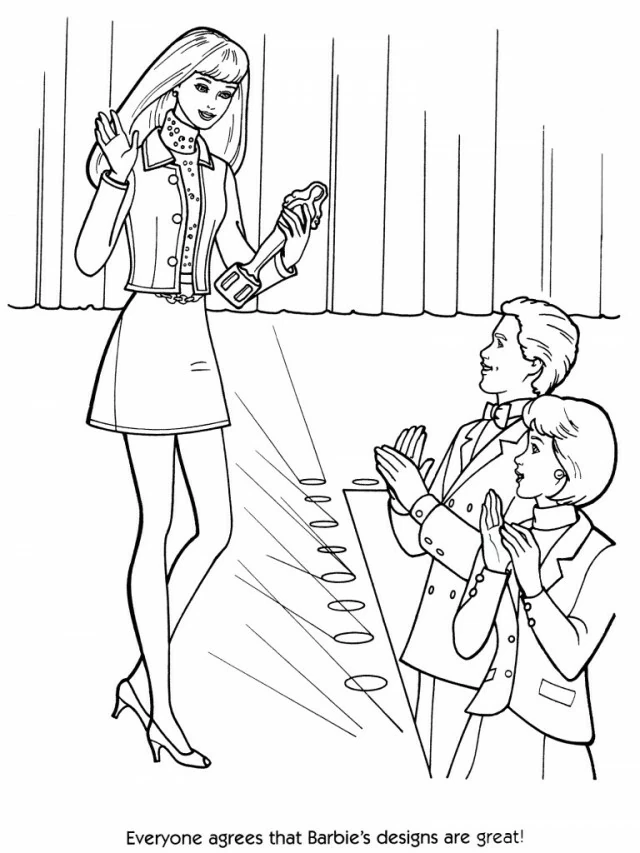 Free printable Mannequin coloring page #101412 from Careers and Professions collection