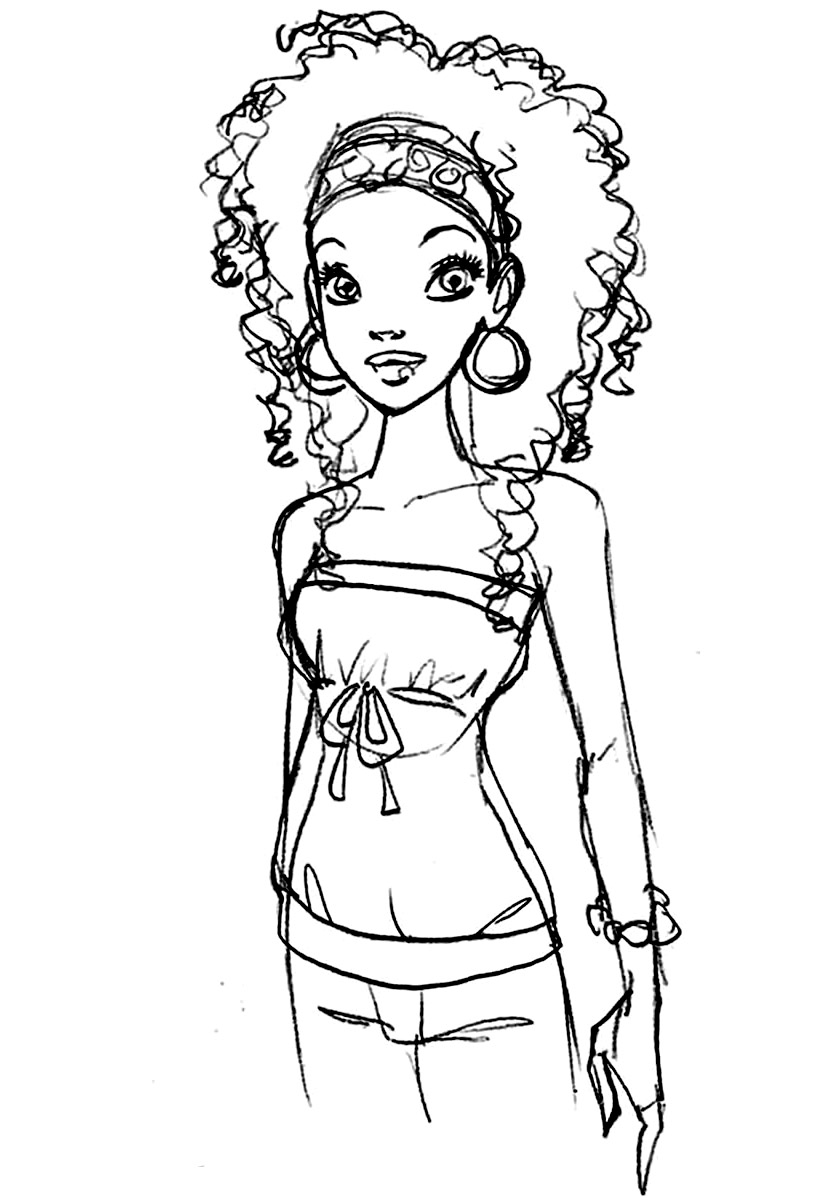Free printable Mannequin coloring page #101462 from Careers and Professions collection