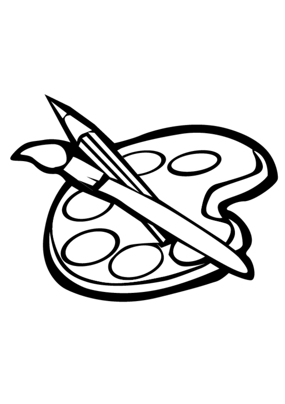 Free printable Painter coloring page #104306 from Careers and Professions collection