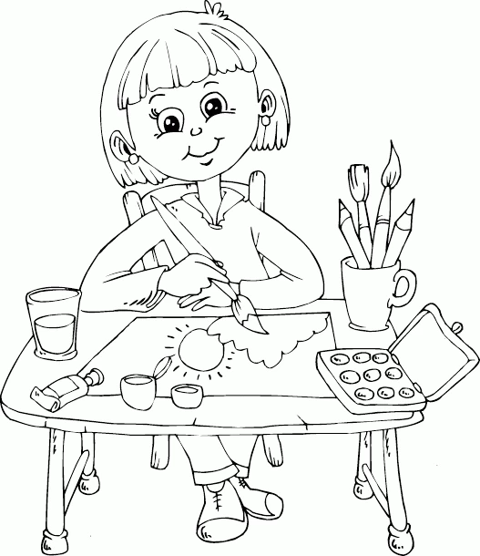 Free printable Painter coloring page #104310 from Careers and Professions collection Free printable Painter coloring page #104310 from Careers and Professions collection