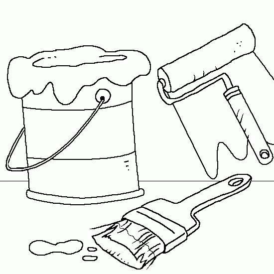 Free printable Painter coloring page #104336 from Careers and Professions collection