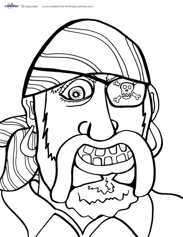 Free printable Pirate coloring page #105065 from Careers and Professions collection