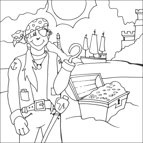 Free printable Pirate coloring page #105082 from Careers and Professions collection Free printable Pirate coloring page #105082 from Careers and Professions collection