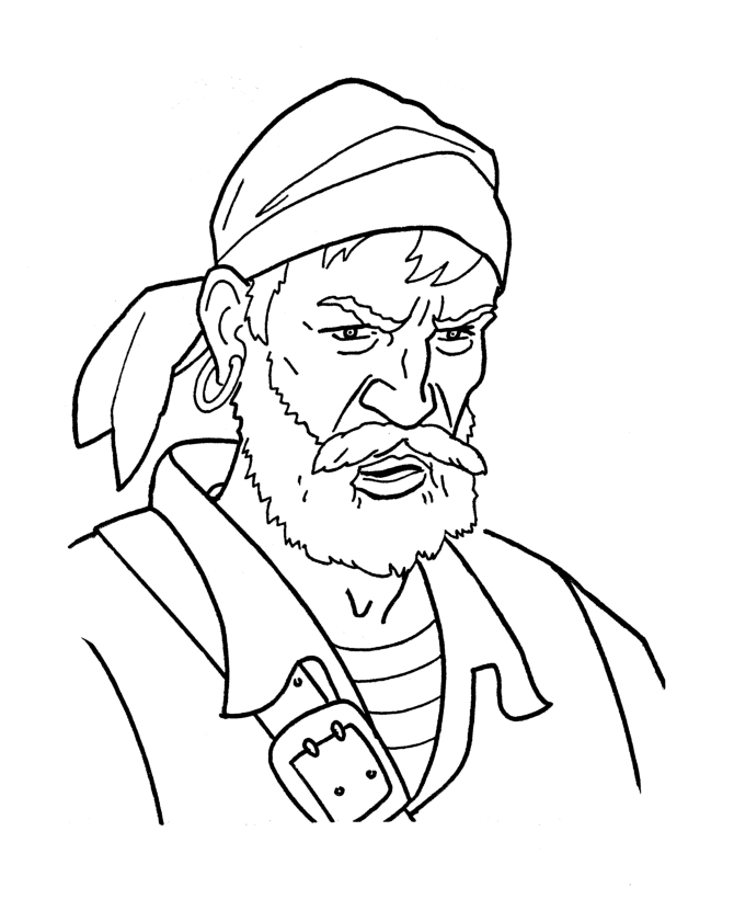 Free printable Pirate coloring page #105227 from Careers and Professions collection Free printable Pirate coloring page #105227 from Careers and Professions collection