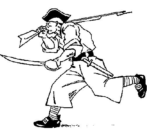 Free printable Pirate coloring page #105282 from Careers and Professions collection