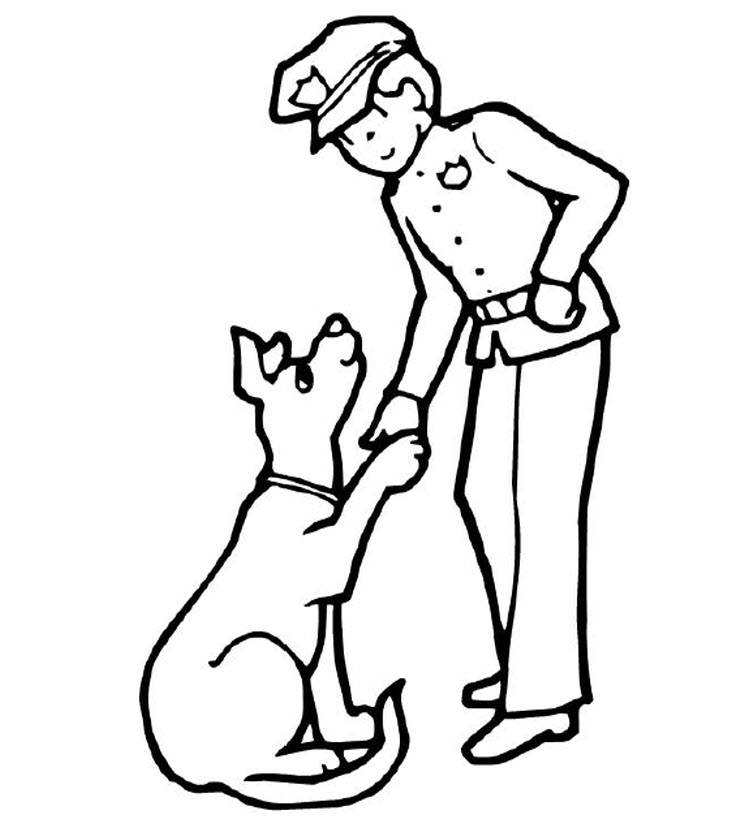 Free printable Police Officer coloring page #105370 from Careers and Professions collection Free printable Police Officer coloring page #105370 from Careers and Professions collection