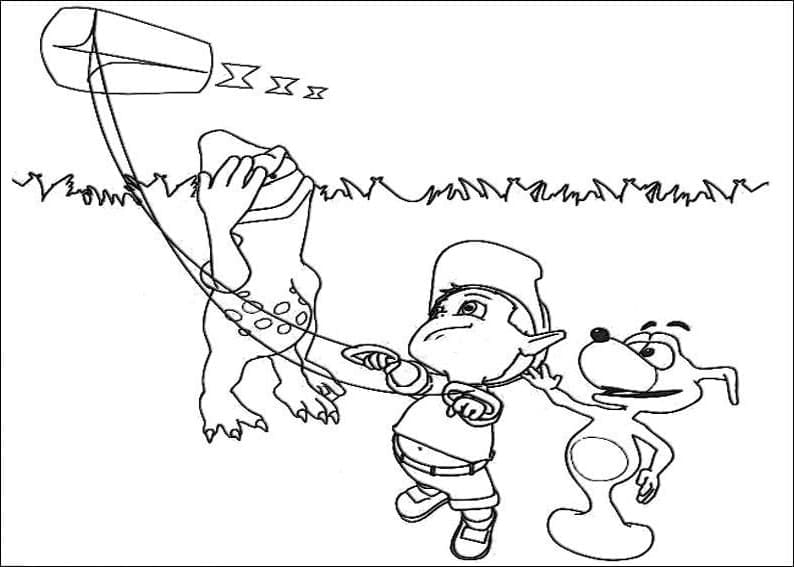 Free printable Adiboo coloring page #206090 from Cartoon Characters collection
