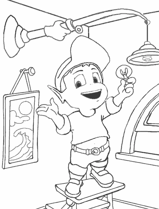 Coloring page: Adiboo (Cartoon Characters) #23583 - Free Printable Coloring Pages