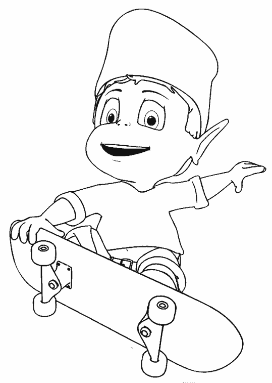 Free printable Adiboo coloring page #23593 from Cartoon Characters collection