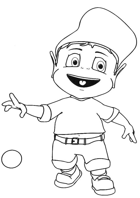 Coloring page: Adiboo (Cartoon Characters) #23664 - Free Printable Coloring Pages