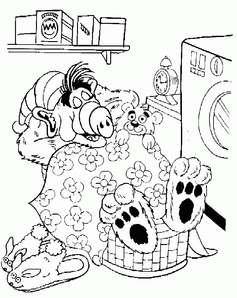 Free printable ALF coloring page #33676 from Cartoon Characters collection