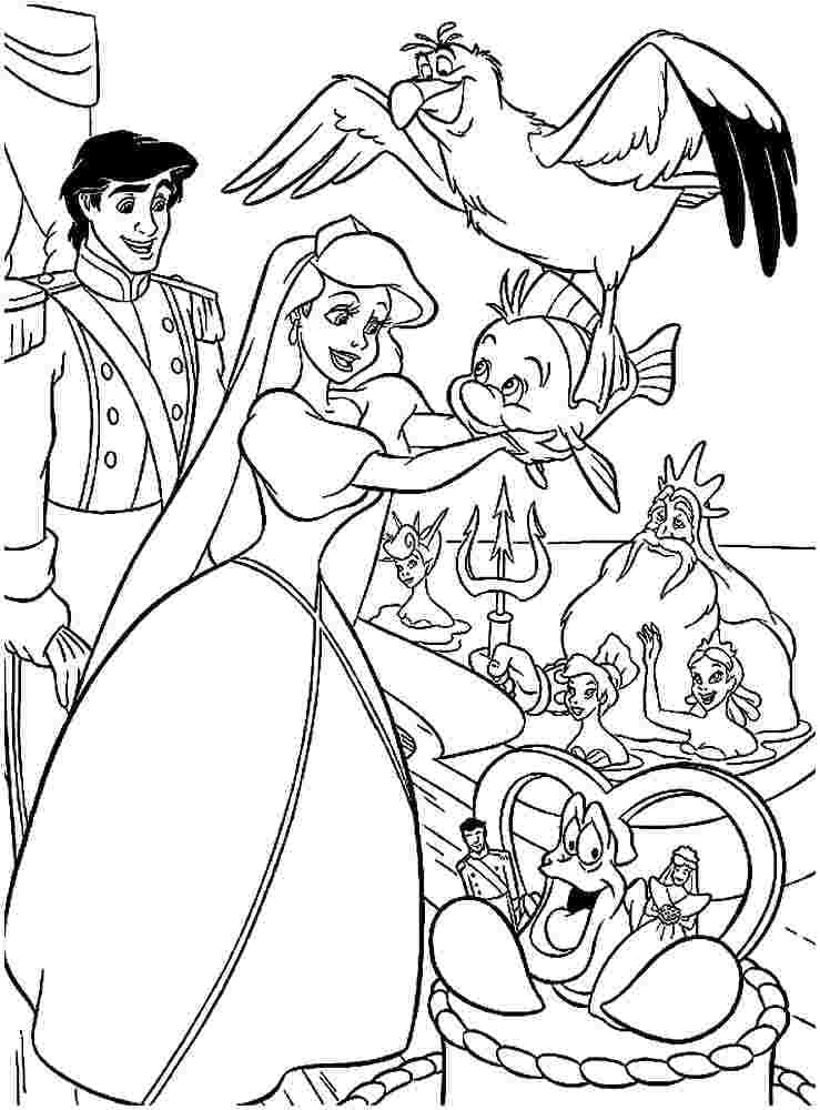 Free printable Ariel coloring page #178449 from Cartoon Characters collection