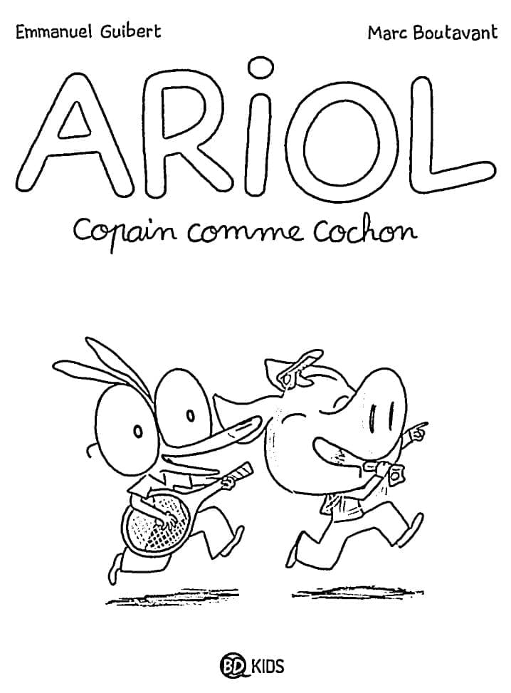 Free printable Ariol coloring page #183533 from Cartoon Characters collection